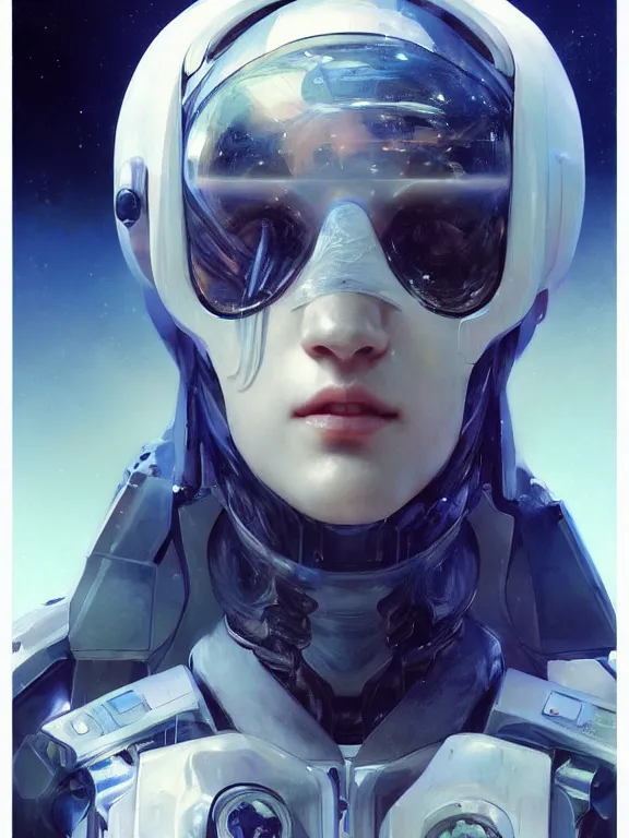 Image similar to full shot of a beautiful venus monster astronaut defined facial features, intricate abstract. cyberpunk, symmetrical facial features. by ruan jia and artgerm and range murata and wlop and ross tran and william - adolphe bouguereau and beeple. key art. fantasy illustration. award winning, artstation, intricate details, realistic, hyperdetailed, 8 k resolution.