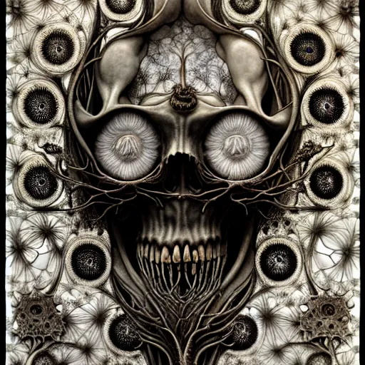 Image similar to art forms of nature by ernst haeckel, memento mori by arthur rackham, ornate antique porcelain beautiful skull mask, ultrasharp, photorealistic, hyperdetailed, octane render, polished, art nouveau, neo - gothic, gothic, intricate ornamental organic filigree, art nouveau botanicals, art forms of nature by ernst haeckel, horizontal symmetry, symbolist, visionary