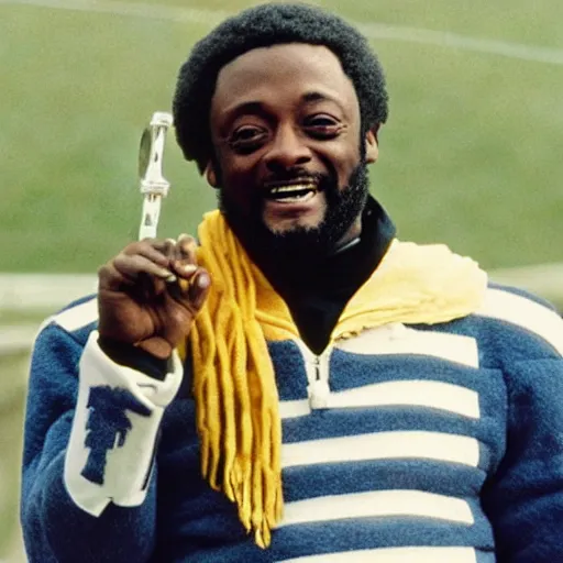 Prompt: mike tomlin as doctor who, 1 9 7 0 s, wide shot