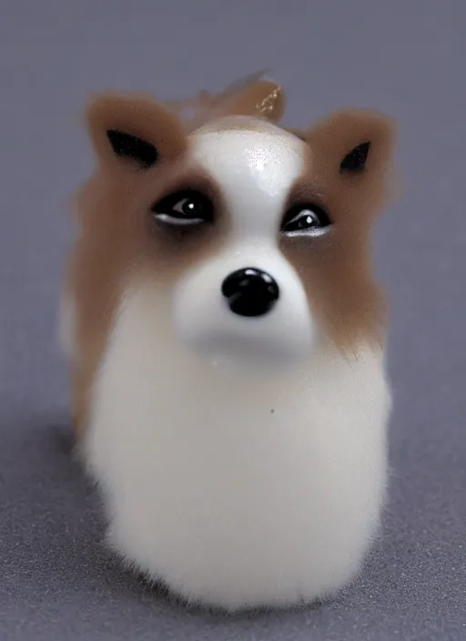 Prompt: 80mm resin detailed miniature of fluffy dog, Product Introduction Photos, 4K, Full body