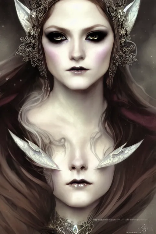 Prompt: beautiful and victorian and luxury and gothic princess Midna Twili portrait like smoky eyes+front face with light flowing hair, ultradetail face, art and illustration by tian zi and craig mullins and WLOP and alphonse mucha, fantasy, intricate complexity, human structure, human anatomy, fantasy character concept, watermark, blurry, hyperrealism 8k