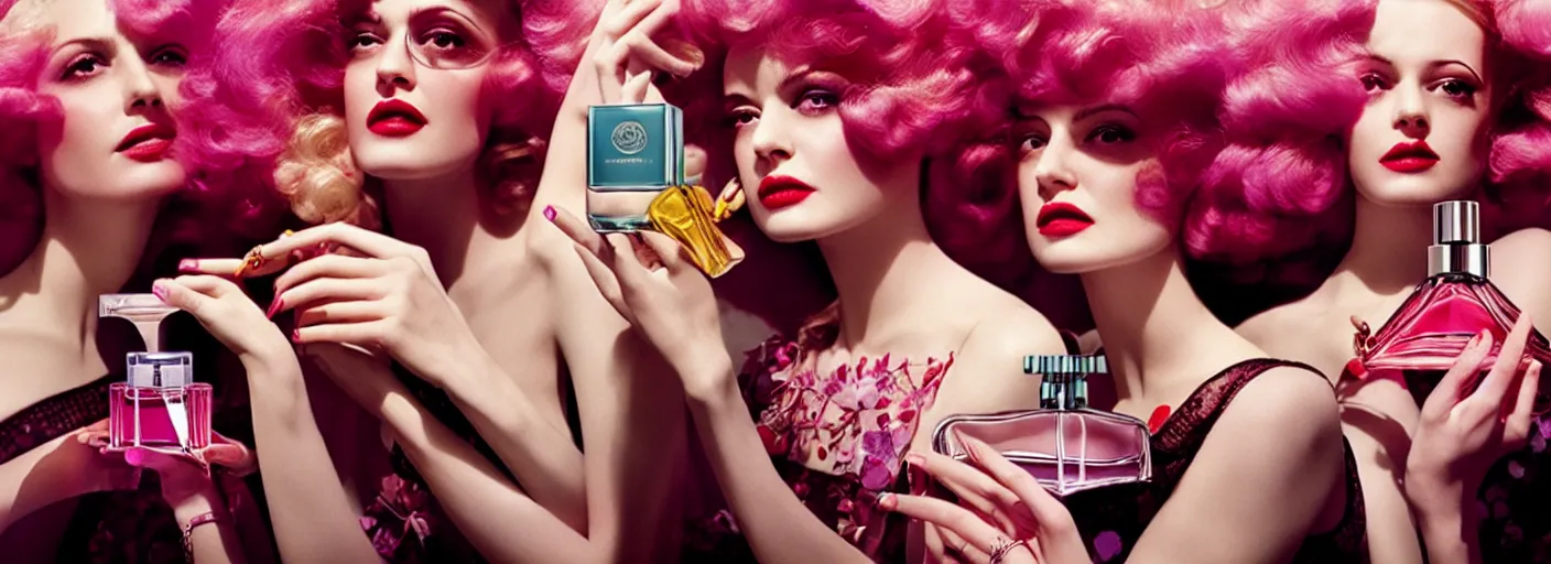 Image similar to fragrance advertising campaign by alex prager detailed, intricate