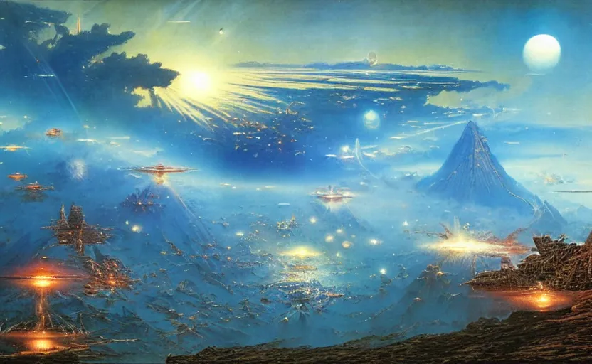 Image similar to the emergence of the expanding worlds by bruce pennington