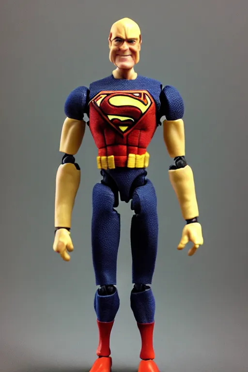 Image similar to product photo of kenner action figure, 5 points of articulation, sci fi, superhero, perfect human proportions, t - pose, studio lighting