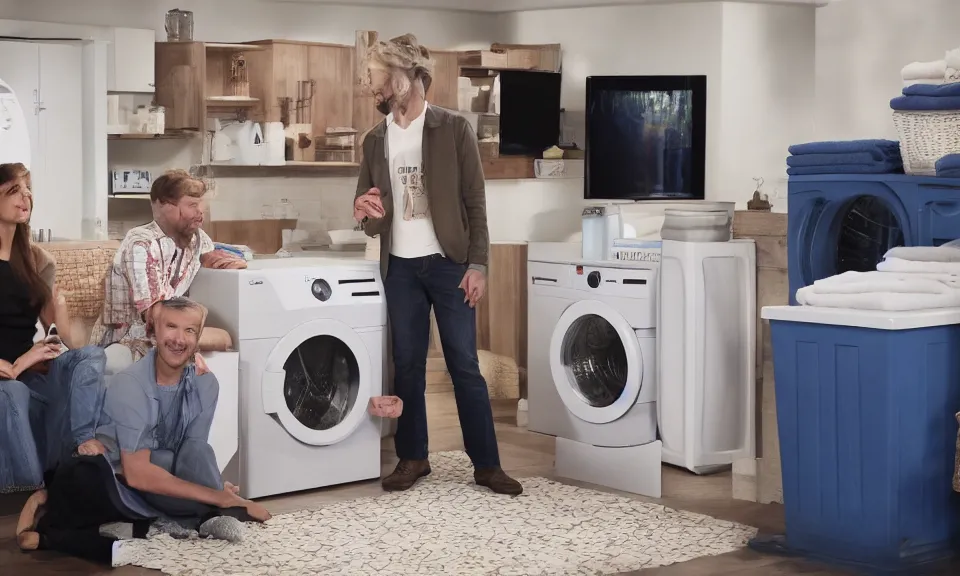 Image similar to photo of a tv show where you can win a washing machine