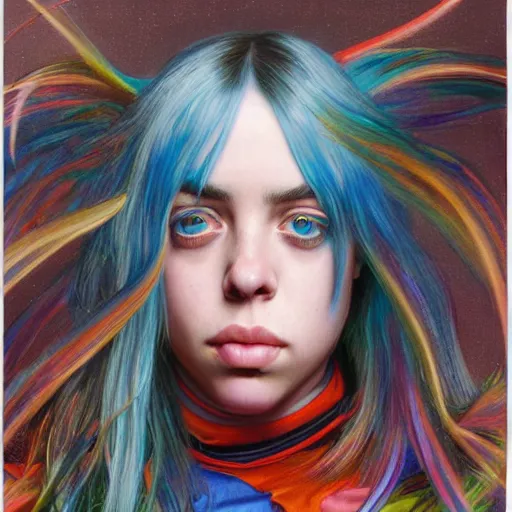 Image similar to Billie Eilish, by Mark Brooks, by Donato Giancola, by Victor Nizovtsev, by Gabriel Dawe