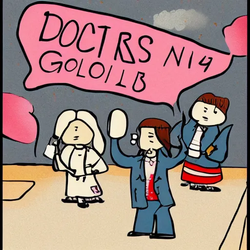 Image similar to doctors and gloom