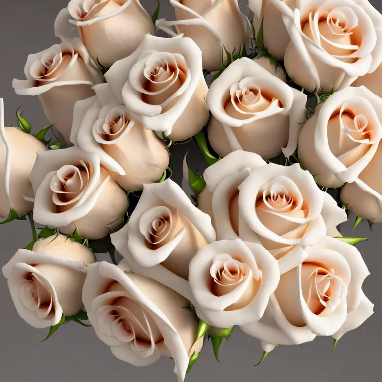 Image similar to wonderful princess of cream liquid semi transparent roses with a cream liquid skin, ornate 8 k gorgeous intricate cream detailed, accent white lighting, dramatic light, octane render