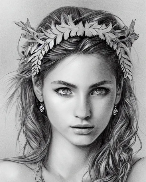 Beautiful girl # Beautiful hair style # pencil sketch #