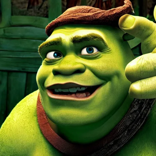 Shrek, directed by Steven Spielberg | Stable Diffusion