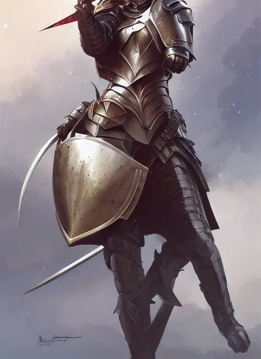 Image similar to natali portman, a female knight from europe, highly detailed, digital painting, artstation, concept art, wallpaper, smooth, sharp focus, illustration, art by artgerm and greg rutkowski and alphonse mucha