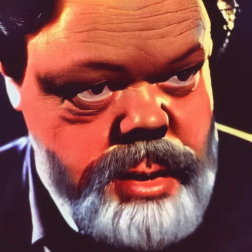 Prompt: orson welles. award winning photography, technicolor