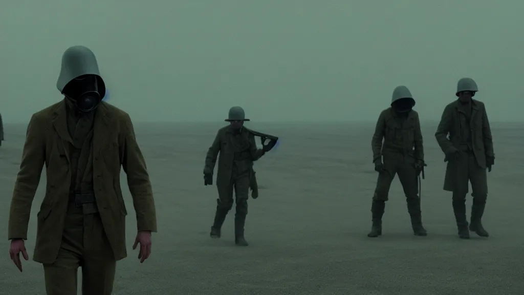 Prompt: the shrimp blinders film still from the movie directed by denis villeneuve with art direction by zdzis