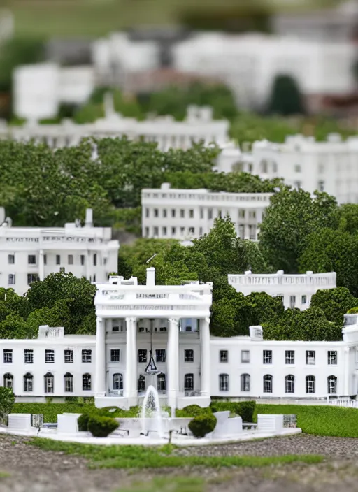 Image similar to White House, tilt shift