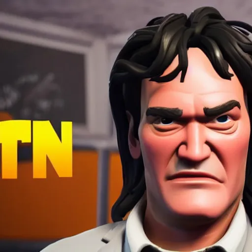 Prompt: a detailed portrait of quentin tarantino in fortnite, unreal engine 5 rendered, incredibly highly detailed and realistic, 8 k, sharp focus, studio quality
