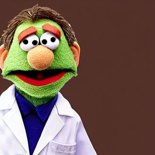 Image similar to dr. house as a muppets