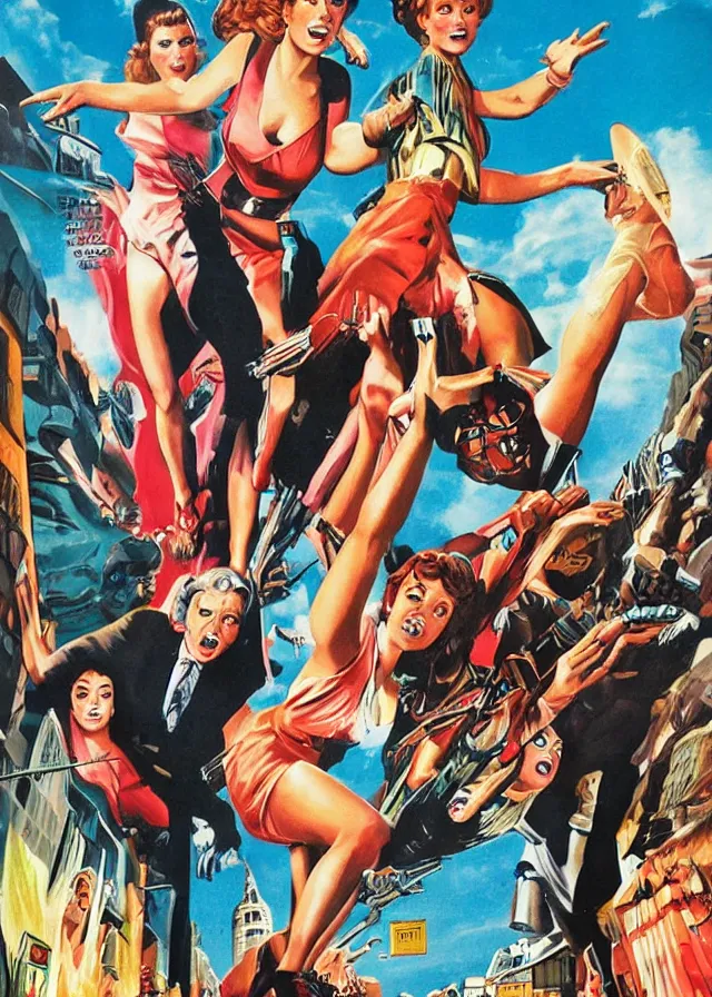 Image similar to attack of the 5 0 ft woman movie poster print