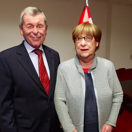 Image similar to walter withe with president michelle bachelet