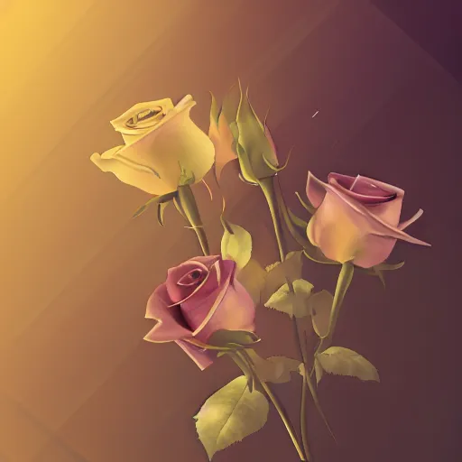 Prompt: transparent Smoke colored roses, illustration, hazy, atmospheric, inspiring, digital art, award winning, artstation,