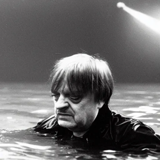 Image similar to mark e smith swimming underwater, about to catch a big fish