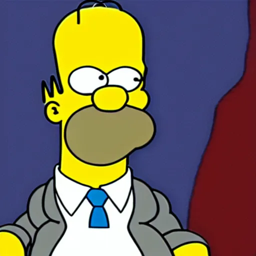 Image similar to photo of homer simpson as joe biden