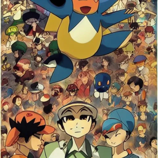 Image similar to pokemon by satoshi kon