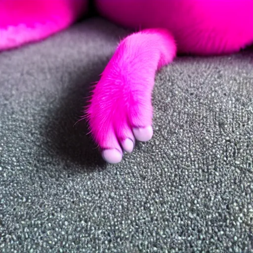 Image similar to close - up pink pea cat's toe,