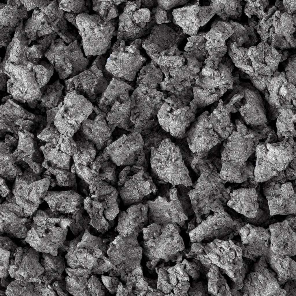 Image similar to dark iron mineral ore texture material, high definition, high detail, 8k, photorealistic