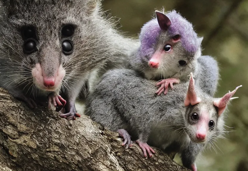 Image similar to where the wild things are, but with possums