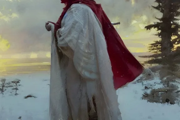 Prompt: oil painting of king, red royal cape, large golden crown, rich jewellery, art by anders zorn, wonderful masterpiece by greg rutkowski, beautiful cinematic light, american romanticism by greg manchess, creation by tyler edlin