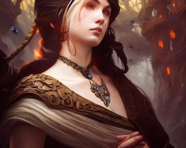 Image similar to photography of till freitag, deep focus, d & d, fantasy, intricate, elegant, highly detailed, digital painting, artstation, concept art, matte, sharp focus, illustration, hearthstone, art by artgerm and greg rutkowski and alphonse mucha