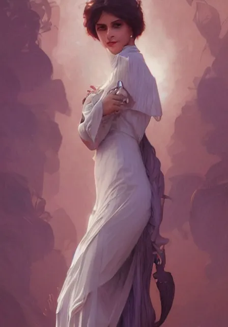 Prompt: violet myers, intricate, elegant, highly detailed, digital painting, artstation, concept art, smooth, sharp focus, illustration, art by artgerm and greg rutkowski and alphonse mucha and william - adolphe bouguereau