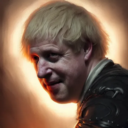 Prompt: boris johnson in game of thrones, anatomy, bathed in light, highly detailed, photorealistic, artstation, smooth, sharp focus, illustration, unreal engine 5, 8 k, art by artgerm and greg rutkowski and edgar maxence