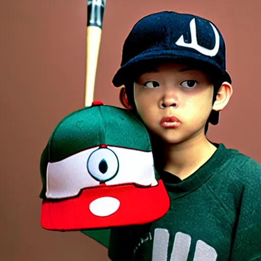 Image similar to Paranoia Agent Lil' Slugger cosplay