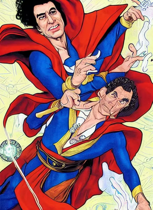 Image similar to Cosmo Kramer as Dr. Strange