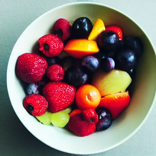 Image similar to a bowl of fruit