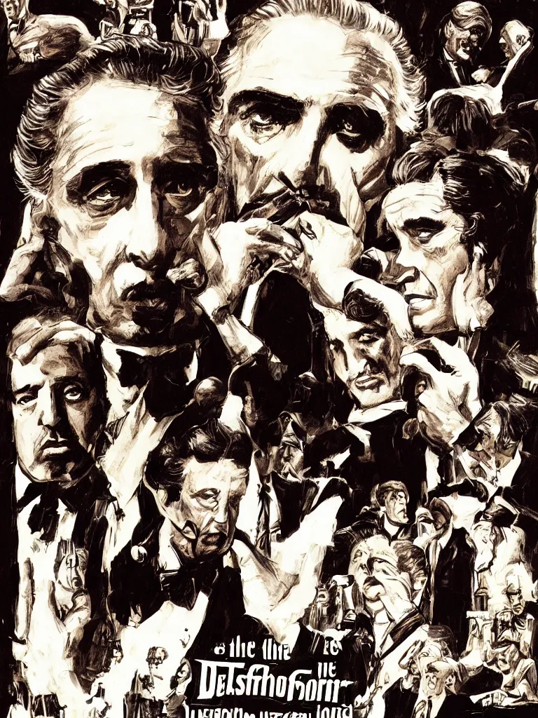 Prompt: Where's the Godfather illustrated by Martin Handford