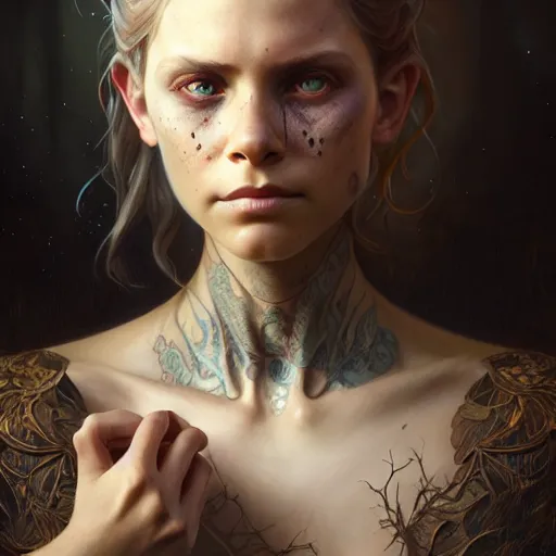 Prompt: portrait painting of amity blight from the owl house, ultra realistic, concept art, intricate details, eerie, highly detailed, photorealistic, octane render, 8 k, unreal engine. art by artgerm and greg rutkowski and charlie bowater and magali villeneuve and alphonse mucha