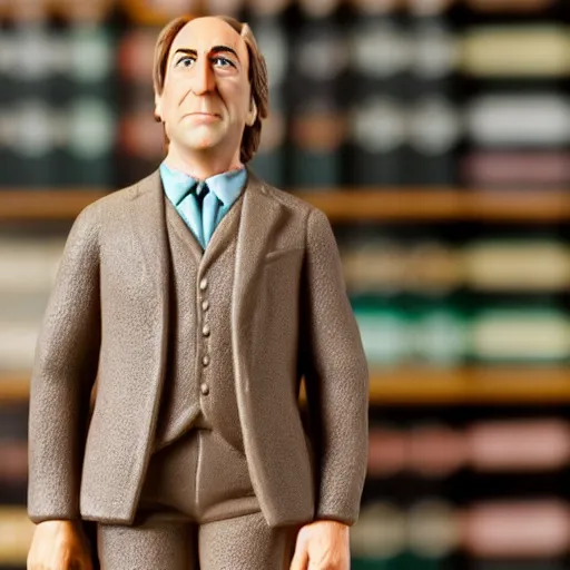 Image similar to Saul Goodman clay figurine