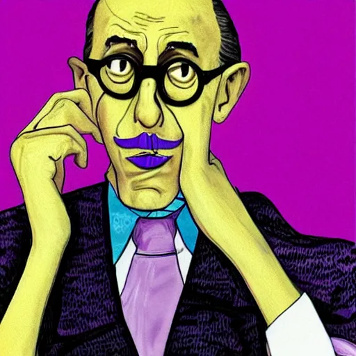 Image similar to Igor Stravinsky as a rapper from the 90's