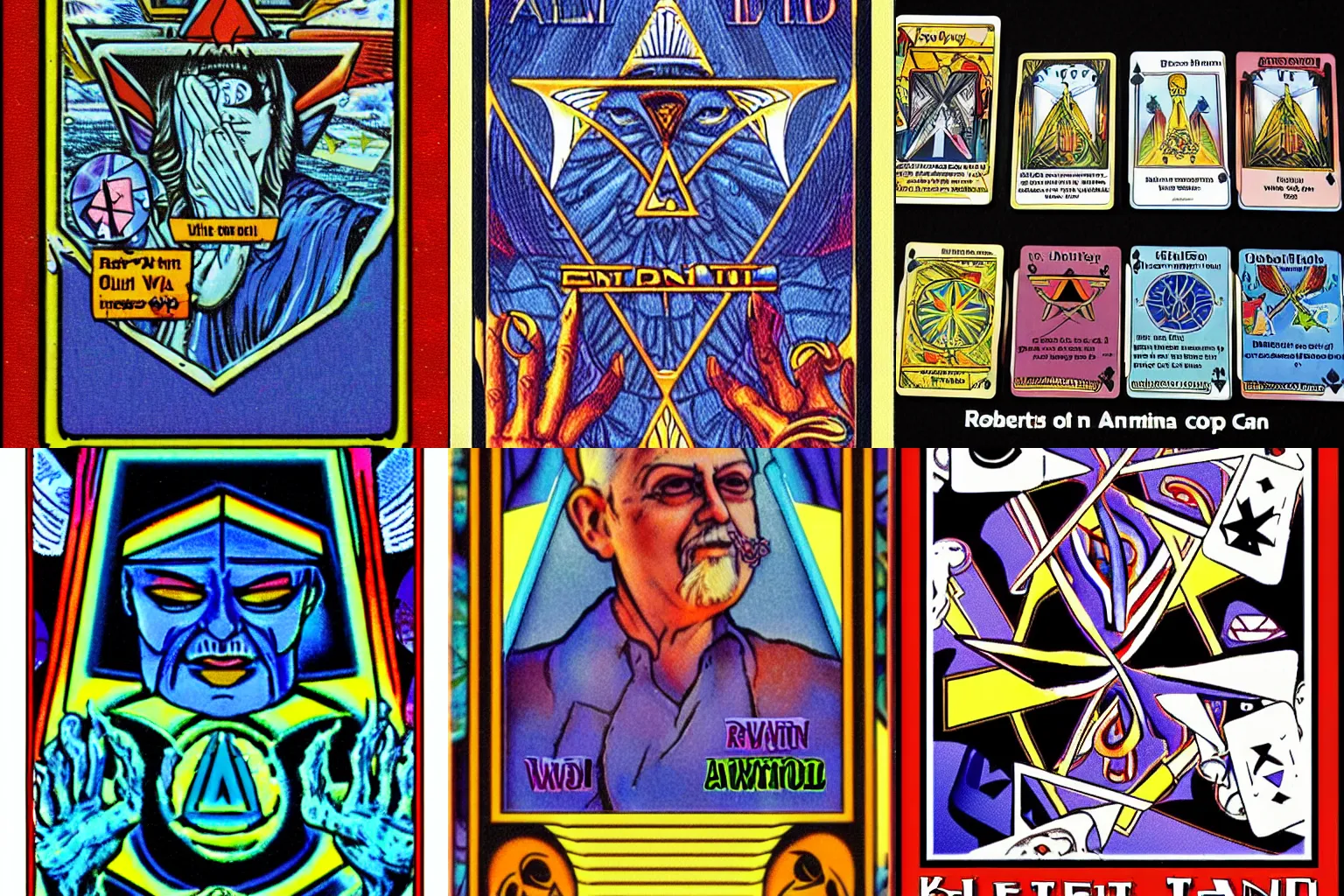 Illuminati card game by Robert Anton Wilson, Stable Diffusion