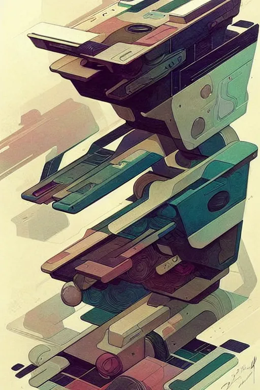 Image similar to design only! ( ( ( ( ( 2 0 5 0 s retro future art cubist designs borders lines decorations space machine. muted colors. ) ) ) ) ) by jean - baptiste monge!!!!!!!!!!!!!!!!!!!!!!!!!!!!!!