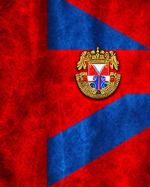 Prompt: serbian flag, high production value, intricate details, high resolution, hdr, high definition, masterpiece, realistic, ultrarealistic, highly detailed, hd, sharp focus, non blurry, sharp, smooth