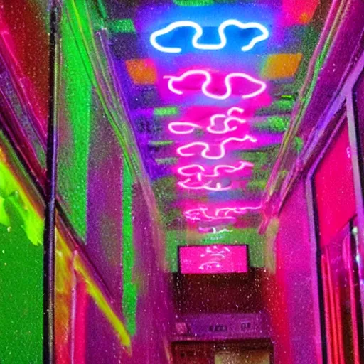 Image similar to neon rain