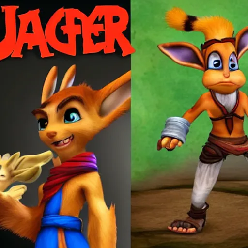 Image similar to jack and daxter