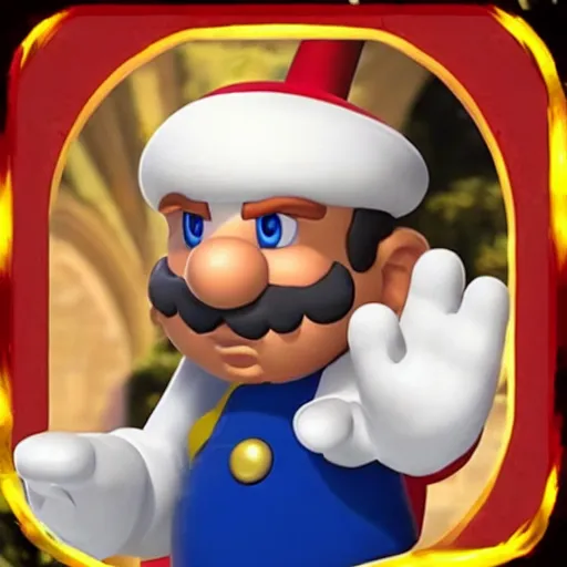 Image similar to priest mario