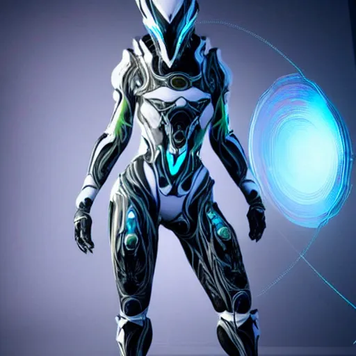 Image similar to photograph of a female warframe made out of mirrors!!!!!!!!!!!!!, the mirrors are reflective, 8k resolution, high detail, ULTRA REALISTIC VFX, reflections