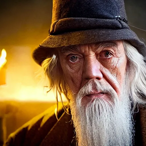 Prompt: Gandalf in the Peaky Blinders