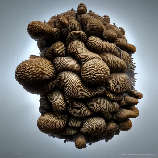 Image similar to hyperrealism computer simulation visualisation of parallel universe beavers in neofuturism sci - fi style by caravaggio rendered in mandelbulb 4 d and blender and octane render