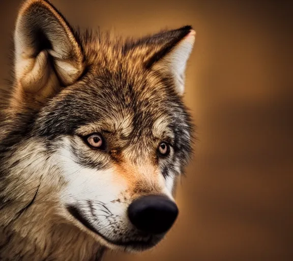 Image similar to photo of a wolf puppy, wearing cowboy clothes, in the desert, cinematic color grading, various poses, soft light, faded colors, well framed, sharp focus, 8 k